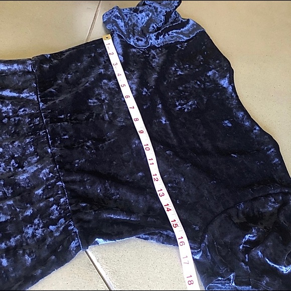 🌟🌟🌟SOLD🌟🌟🌟🎶 SHE WORE BLUE VELVET 🎶 L.A. HEARTS velvet dress Beautiful W - Picture 7 of 16